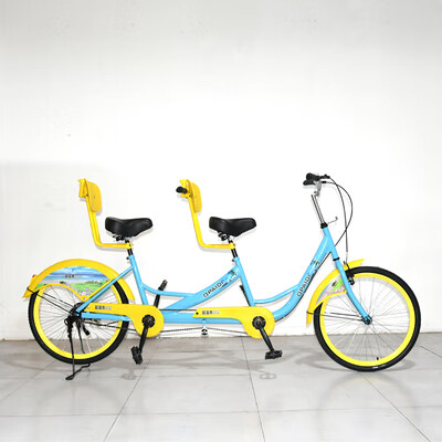 汇瀚(huihan)双人自行车儿童和成人两人骑脚蹬单车多人脚踏旅游情侣