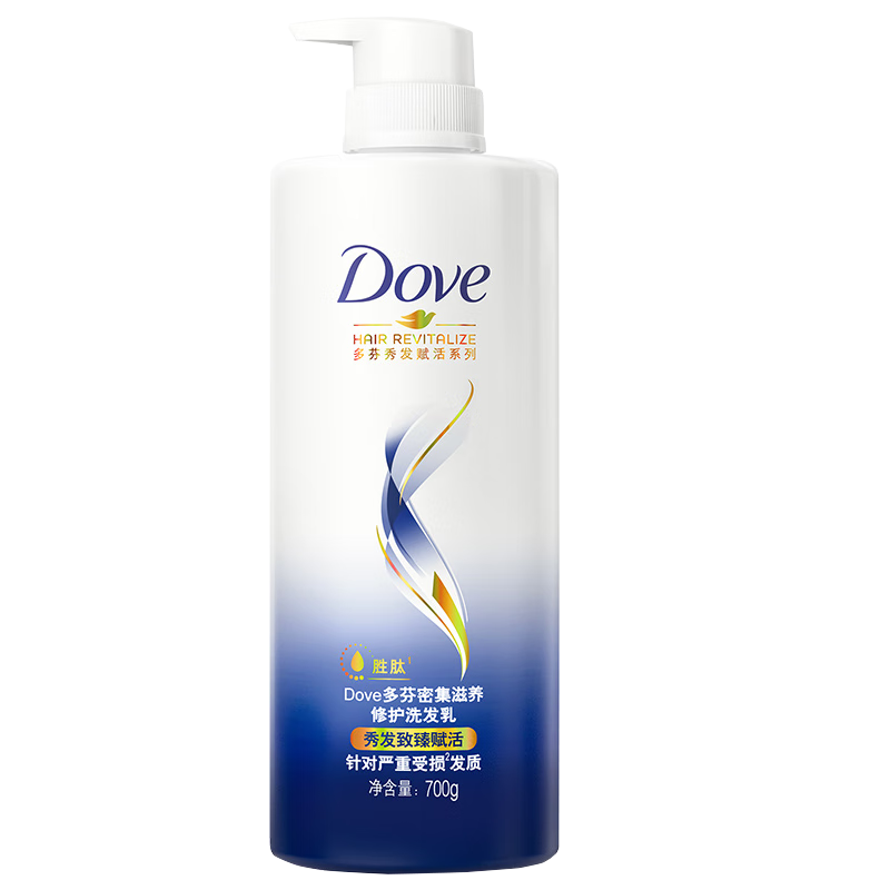 多芬（Dove）洗发水 密集修护滋养水润 润发洗发乳700g赋活系列 【严重受损发质】密集滋养700g