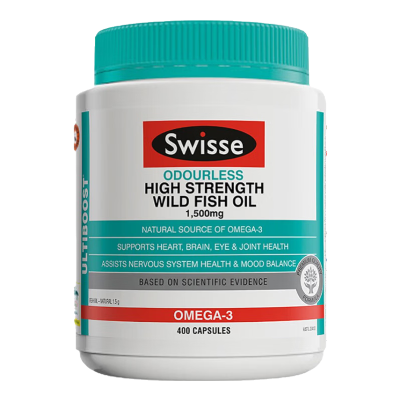 ���ڲ�����Swisse�������������������ζ������������˱�i��Ʒ��ŷ��٤Omega-3 �����������������Ũ��ζ1500mg 400��*1ƿ