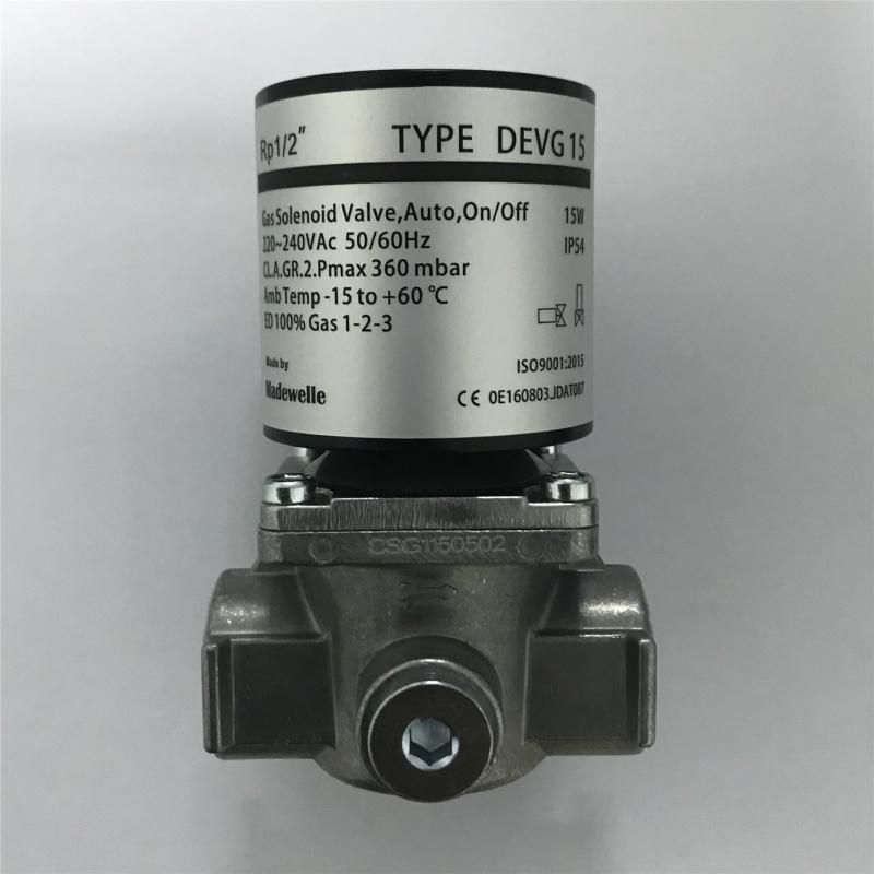 welle燃气电磁阀devg15 20 25 32 40 50快开快闭天然气电磁阀 devg15