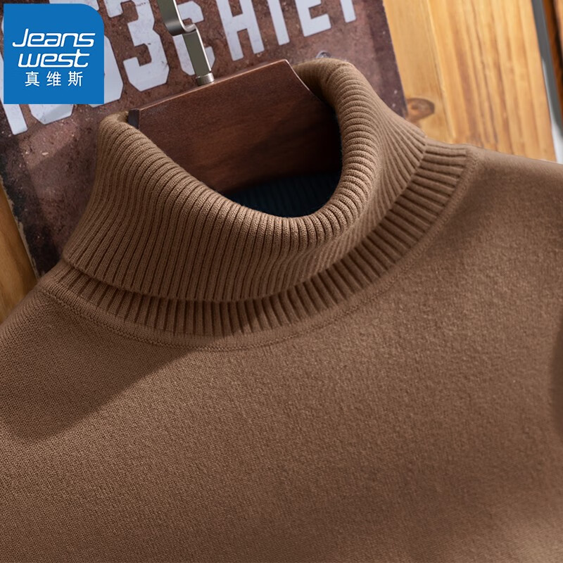 ��ά˹��Jeanswest������ë����֯�������׷���ɫ��Լ�����·��������ﶬ�¿�����ڴ� Ħ��ɫ M (165) 38.9Ԫ