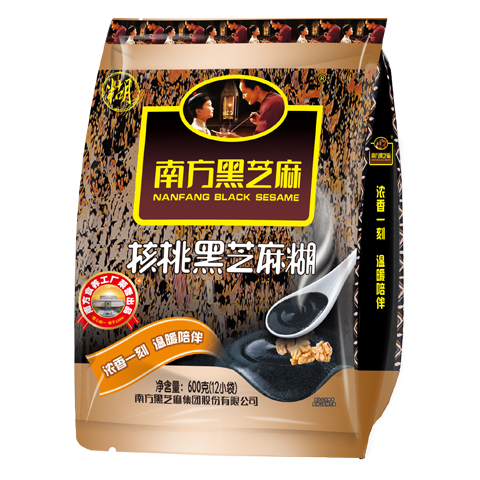 南方黑芝麻 核桃黑芝麻糊600g 五谷粉健身代餐【新老包装随机发货】