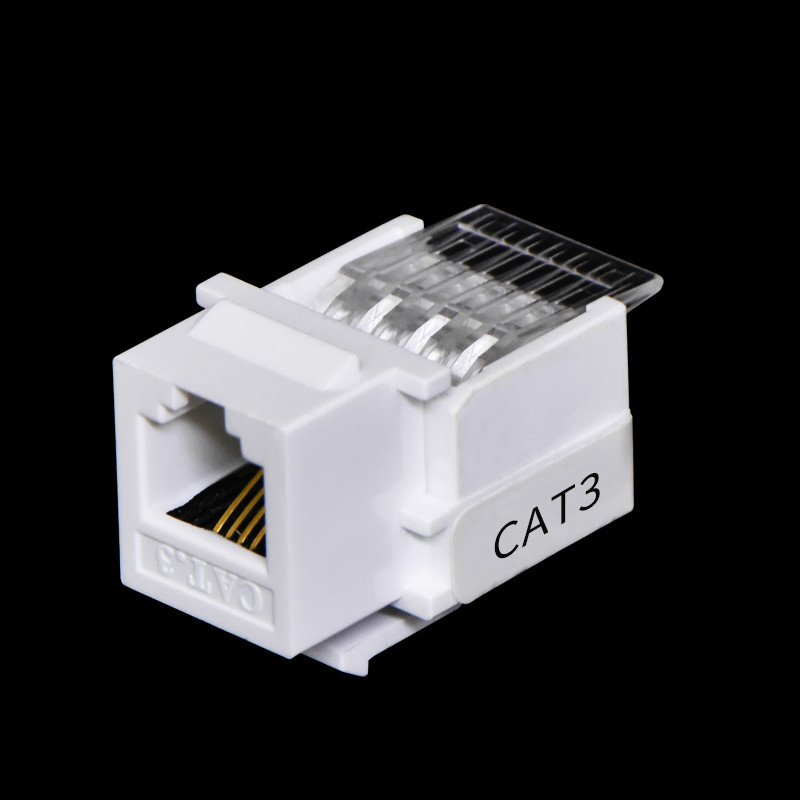 安普型面板插座模块六类模块模块网络模块免打网线 电话模块