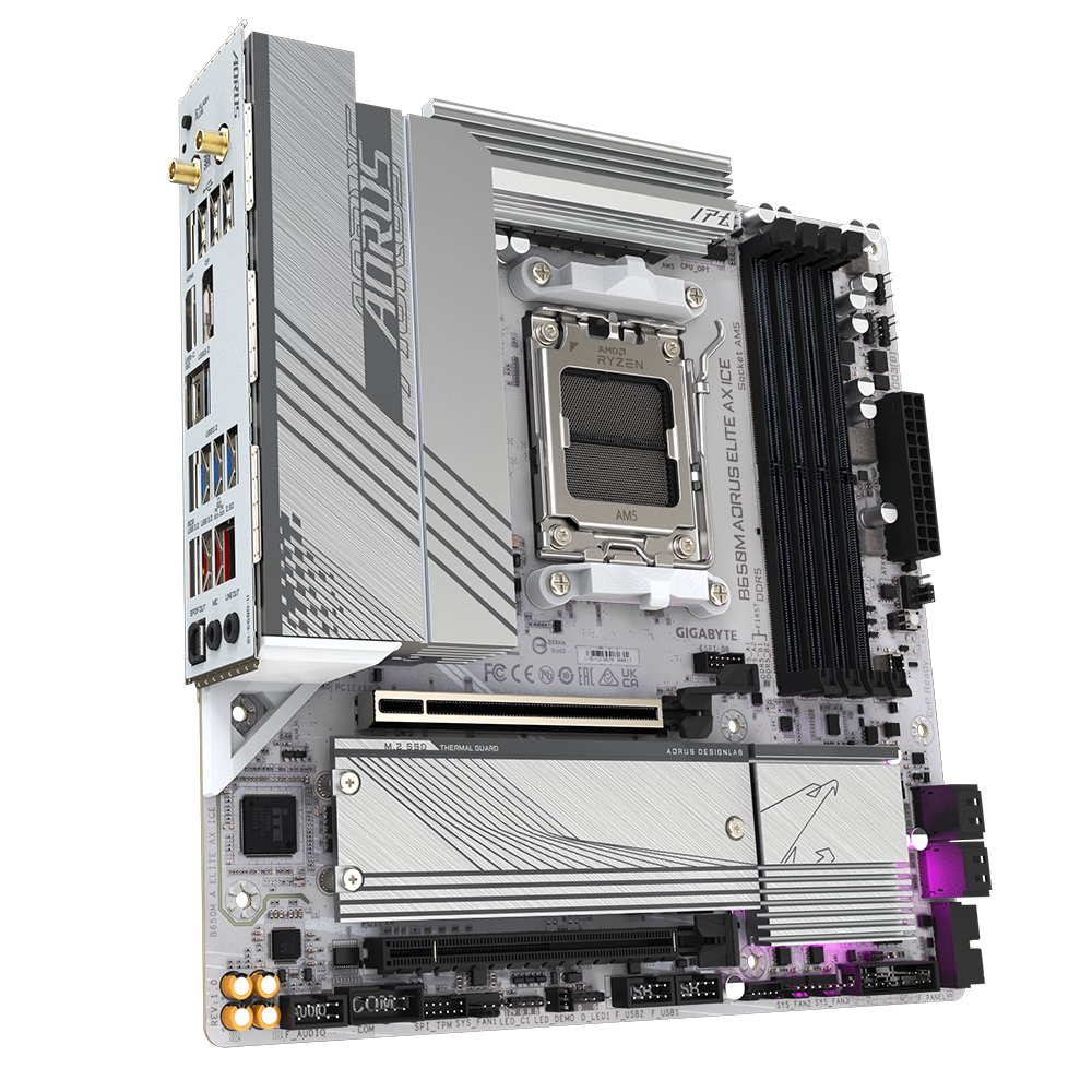 技嘉 B650M AORUS ELITE AX ICE WIFI 图 5
