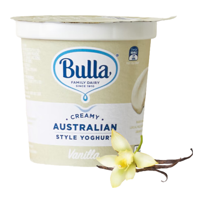 Bulla【每月空運】布拉澳式酸奶原味藍莓香草草莓芒果原裝進口160g*4杯 香草味160g*4杯 4杯