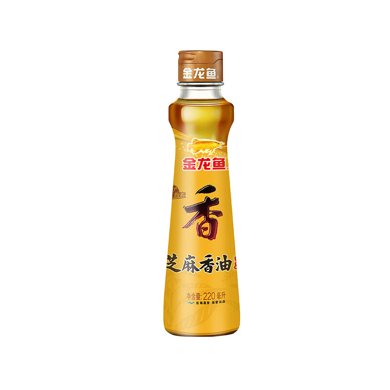 金龙鱼 食用油 凉拌调味烹饪火锅纯芝麻 香油 220ml