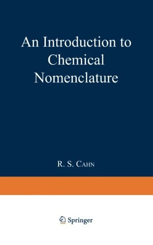 预订 an introduction to chemical nomenclature