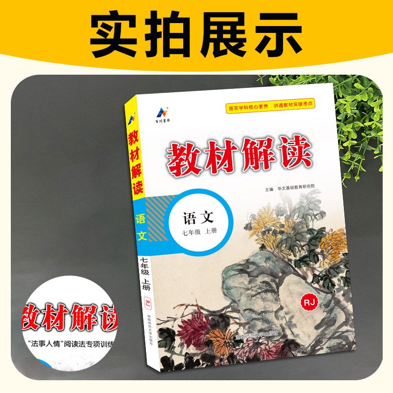 2023秋版 教材解读七八九789上册数学语文英语物理道法历史同步 初中 八年级上数学人教版