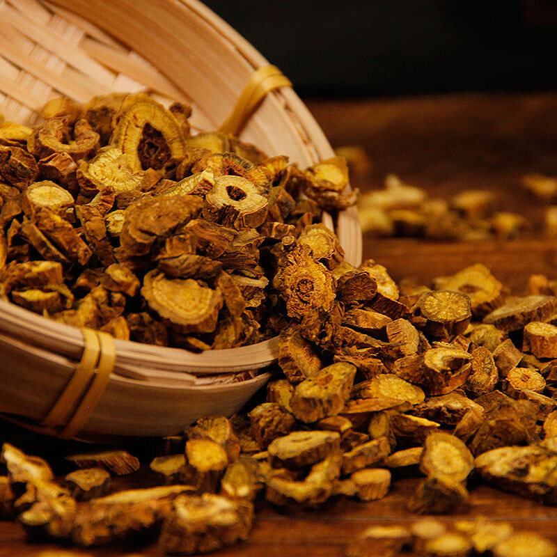 黄芩中药500克无硫熏黄芩片泡黄芩茶黄岑黄芹黄苓中药黄芩 药用级】