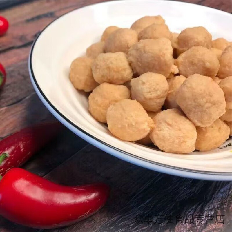 宛屿望蓝川正大雪莲胡萝卜鸡肉丸200320350400g东北麻辣烫鸡丸食材鸡