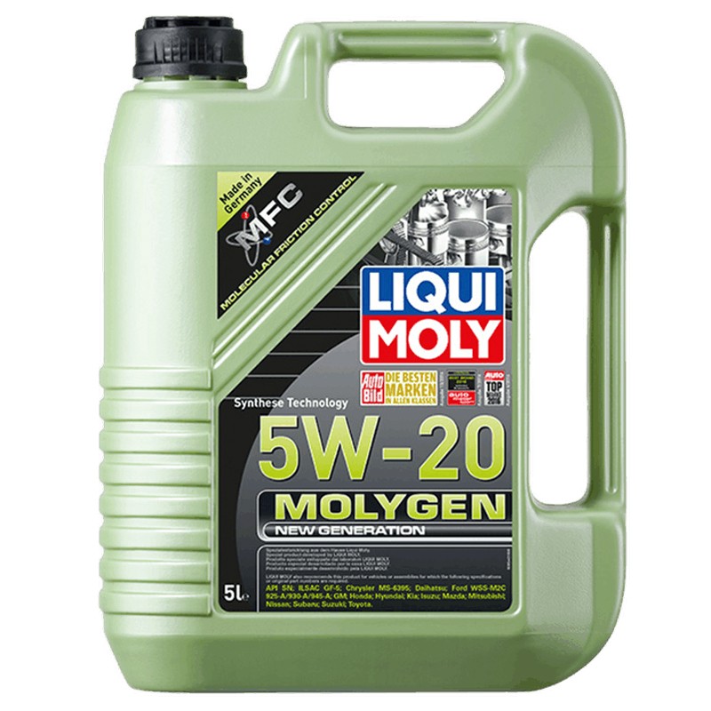 力魔liquimoly德国原装进口魔法基因机油5w20sngf55l汽车用品