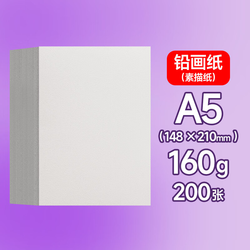 铅画纸16k素描纸幼儿园专用a4美术纸8k小学生画画纸4k初学加厚儿 [a5]