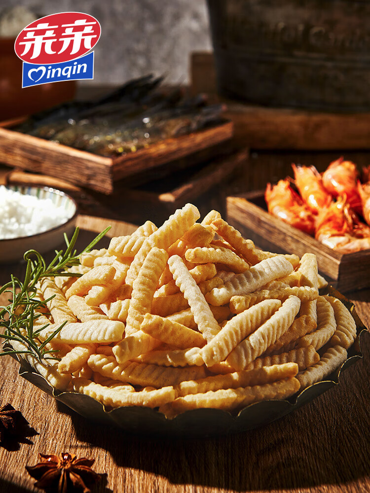 包装80g5包膨化食品休闲芥末味宿舍零食解馋小吃囤货 80g虾条原味5包