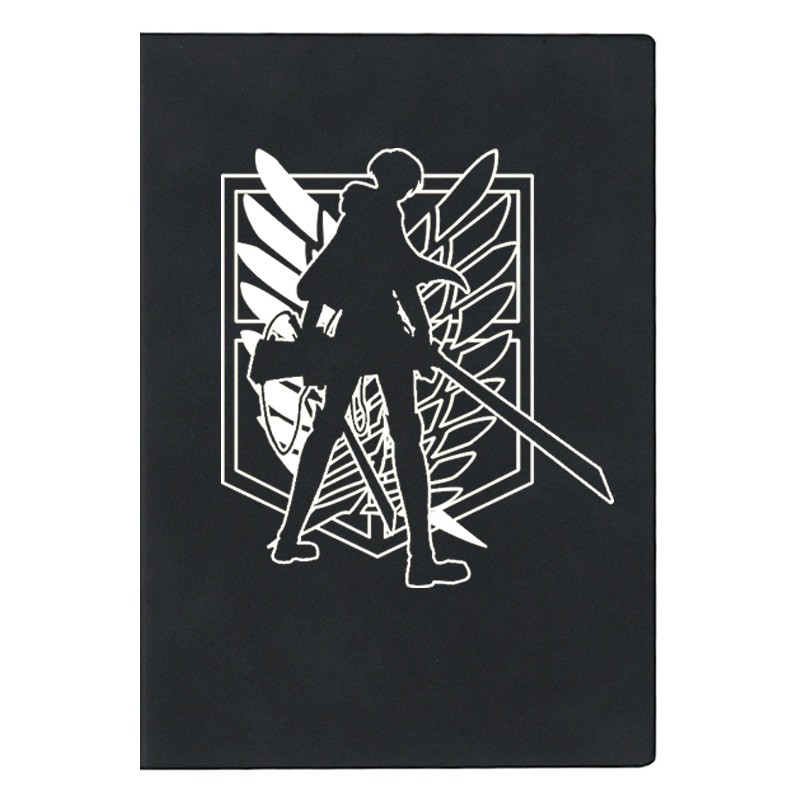 自由之翼 动漫周边本子 二次元 学生文具记事本 兵长笔记本 a5145*210