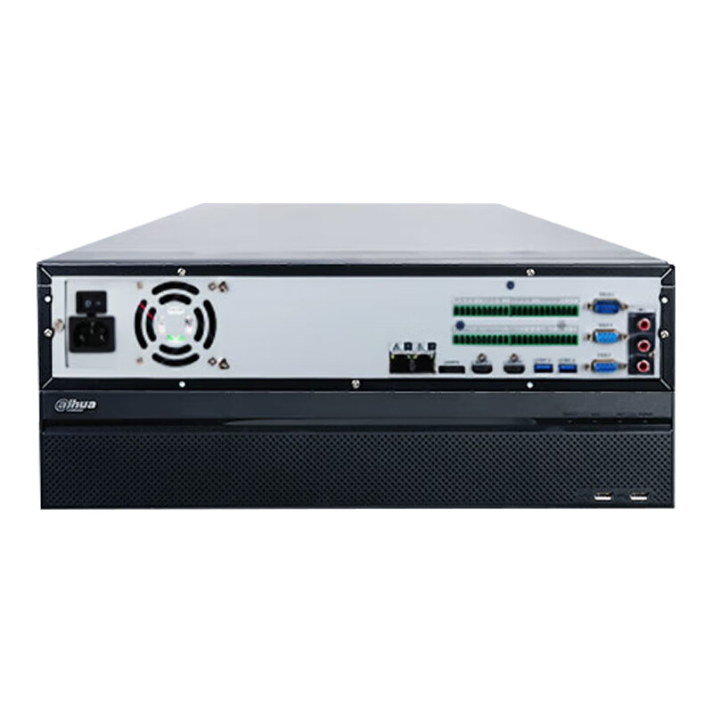 32路8盘位4k高清刻录机 支持800万摄像头 nvr网络主机 dh-nvr808-32