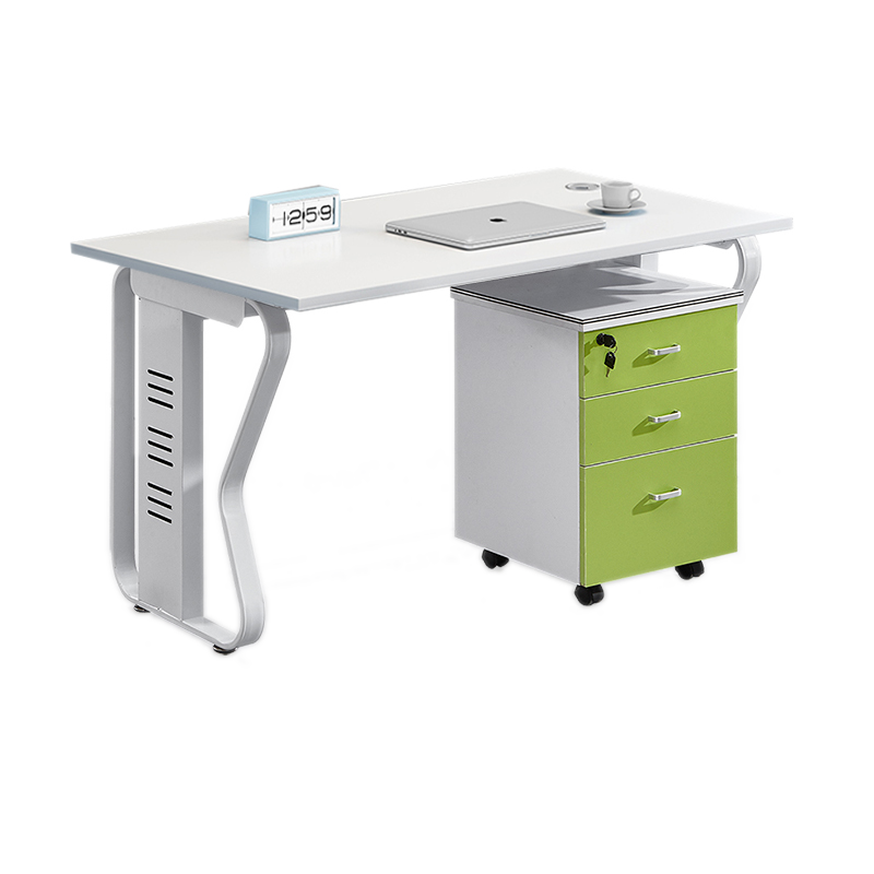 卡奈登 现代时尚办公家具组合职员电脑桌办公桌 员工位桌屏风隔断桌 双人对坐含柜  1.2*1.2*0.75米  定制