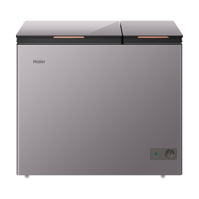 海尔（Haier）212升幻彩系列双箱双温商用家用冰柜 大冷冻小冷藏卧式冰柜家用小型冰箱冷柜FCD-212GHXPGD