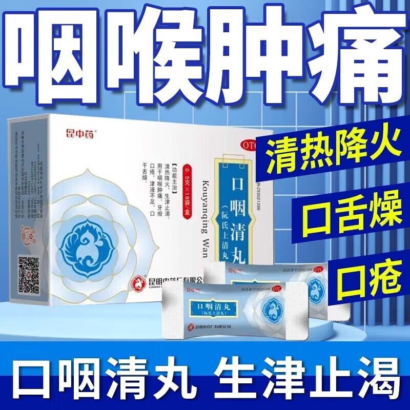 昆中药口咽清丸(阮氏上清丸)0.
