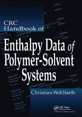 预订 crc handbook of enthalpy data of polymer-solvent systems