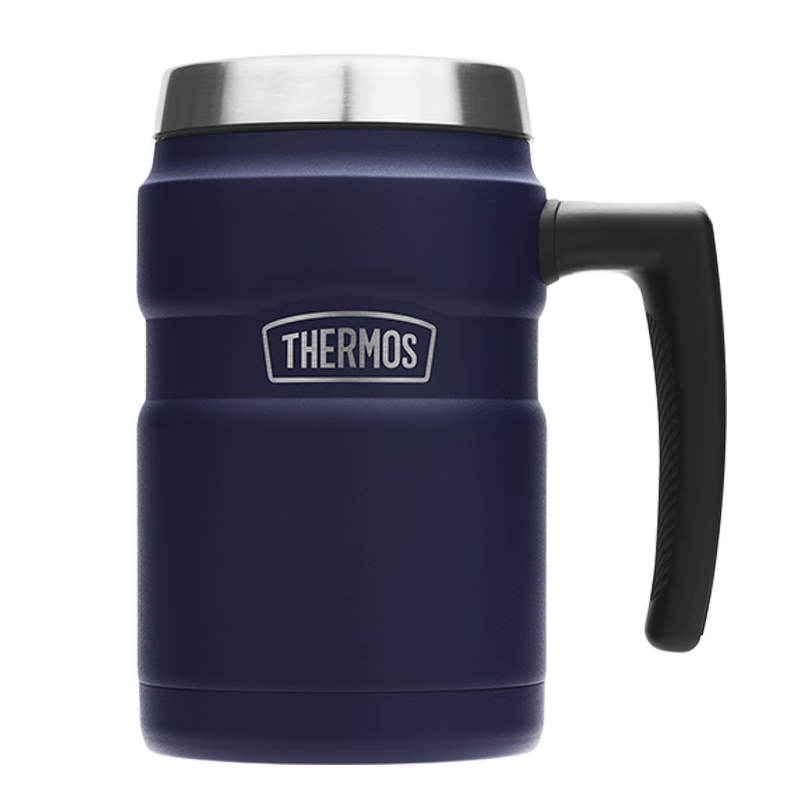 膳魔师（THERMOS）保温杯530毫升316不锈钢内胆男女泡茶咖啡水杯子 TSK2-470S NVB 大西洋蓝 530ml