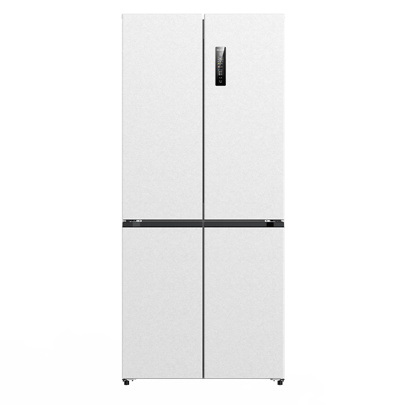 美菱（MeiLing）500升十字双开对开四开门超薄零嵌入式冰箱家用风冷无霜变频一级能效节能大容量BCD-500WPU9CX白色