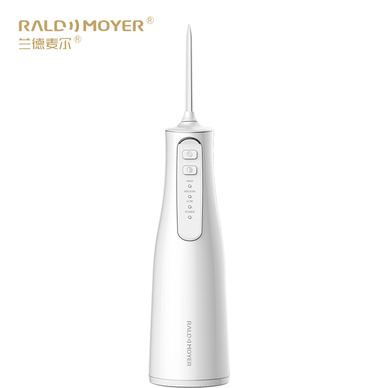 Raldmoyer兰德麦尔AT120成人儿童双模便携式磁吸充电冲牙器/洗牙器/水牙线/洁牙器 白色