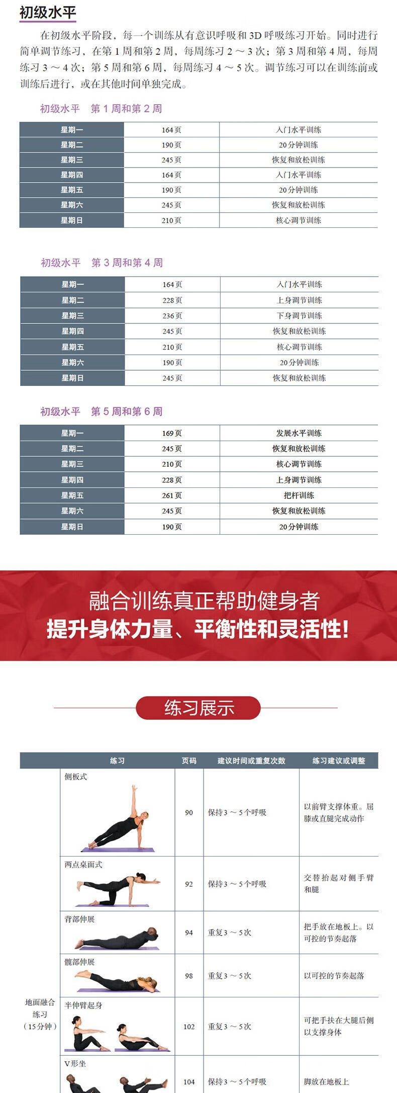 融合训练 健身,瑜伽,普拉提和芭蕾形体动作的混合