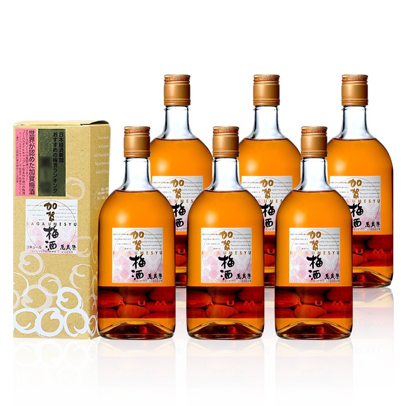 进口 万岁乐加贺梅子酒男女士酒 梅酒 低度果酒 加贺梅酒720ml*6瓶