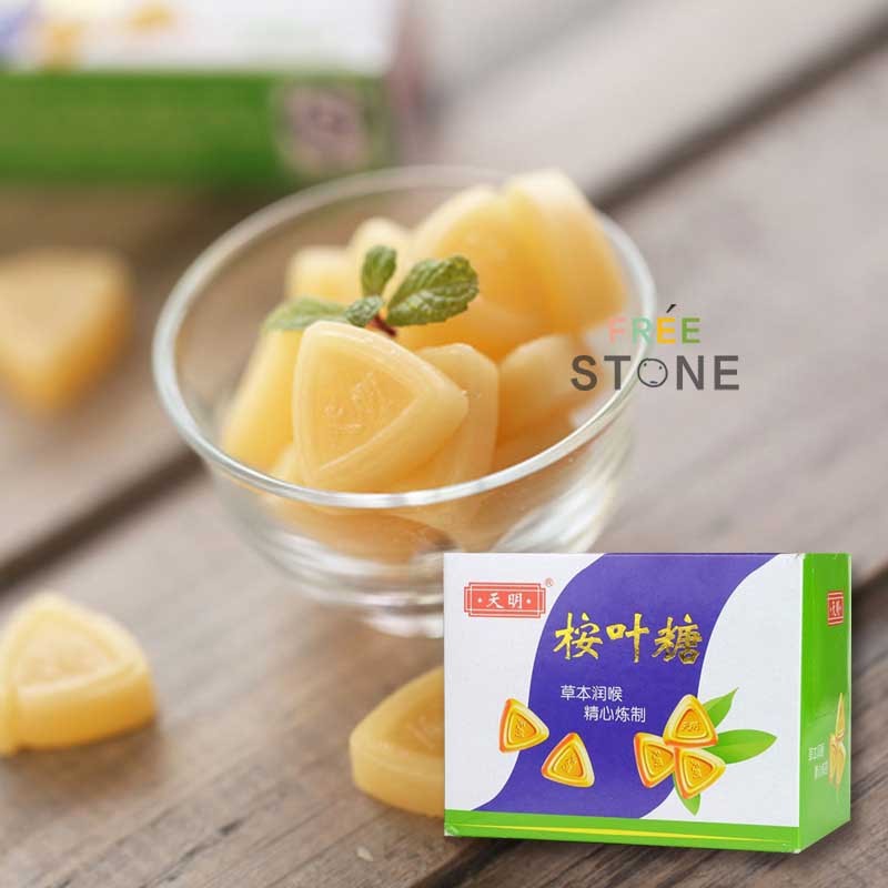 天明上海特产天明桉叶糖薄荷糖清凉糖润喉糖五味草本怀旧零食糖果