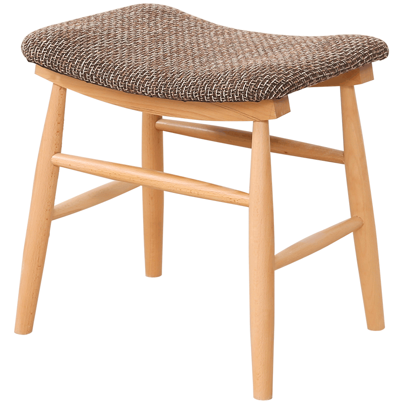 香木语 实木换鞋凳北欧门口家用穿鞋凳脚凳入户凳进门沙发凳曲面坐凳 胡桃咖啡