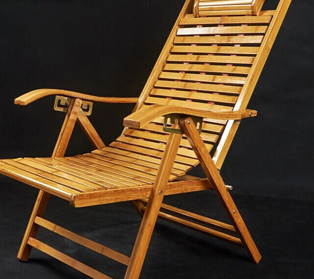 悌醒竹子椅家用躺椅睡椅午休椅竹躺椅折叠午休午睡椅躺摇睡椅折叠椅