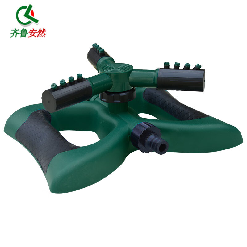 齐鲁安然 360度自动旋转喷头 花洒化喷灌喷头 洒水器喷淋头喷灌喷头菜地草坪喷淋绿化洒水灌溉屋顶降温浇菜喷水器 360度自动旋转喷头洒水器-绿色