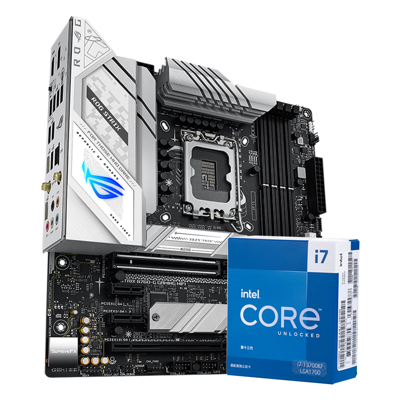 ˶ASUSB760/Z790 װ Ӣض12 i7 12700KF/12700K/i713700kf CPUװ Uװ ˶ROG B760-G СѩS WIFI D5 i7 ʵ2749Ԫ
