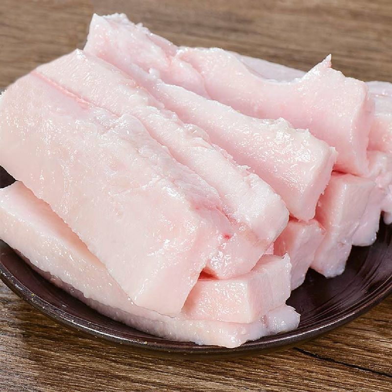 新鲜猪肥肉冷冻猪肥膘去皮生猪肉生猪油5斤-20斤肥猪肉脊膘 猪肥膘10