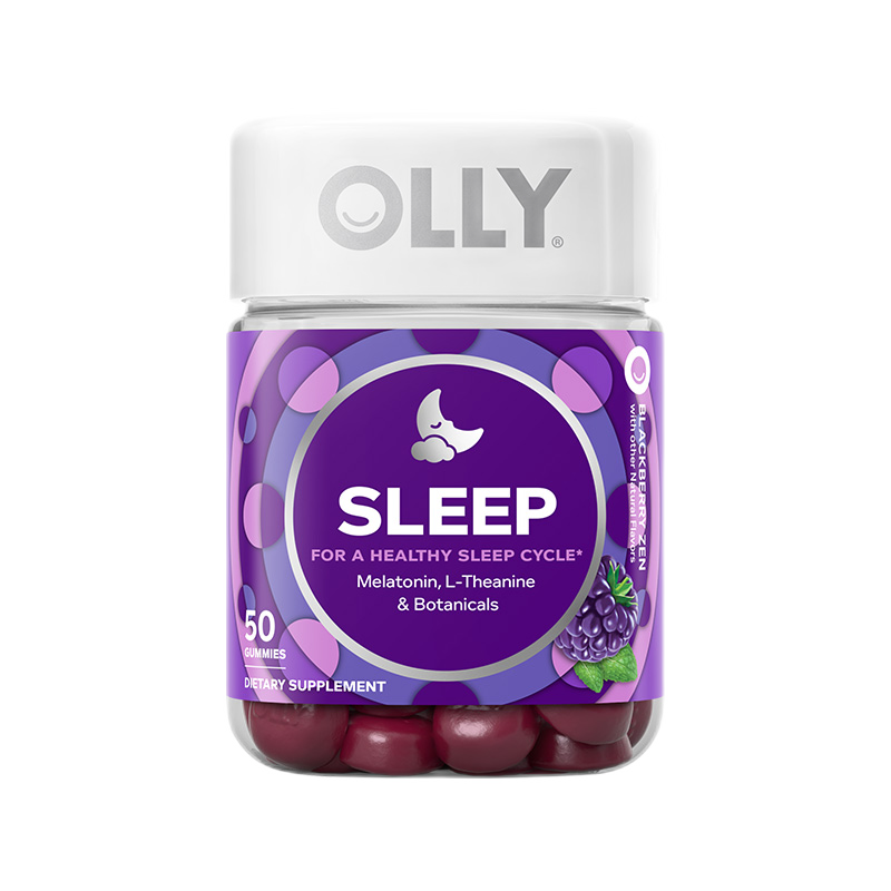 京东推荐高质量改善睡眠商品--OLLY褪黑素睡眠软糖和sleepwell退黑素片