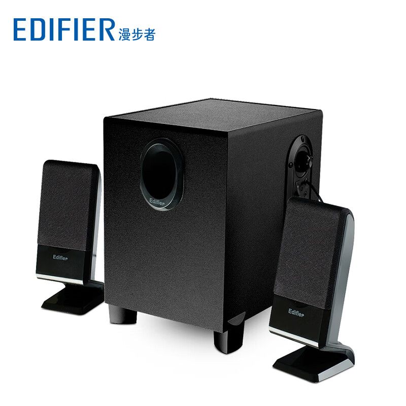 漫步者(edifier)r101v电脑音响台式机低音炮家用桌面有源小音箱