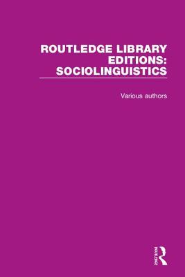 预订 routledge library editions: sociolinguistics