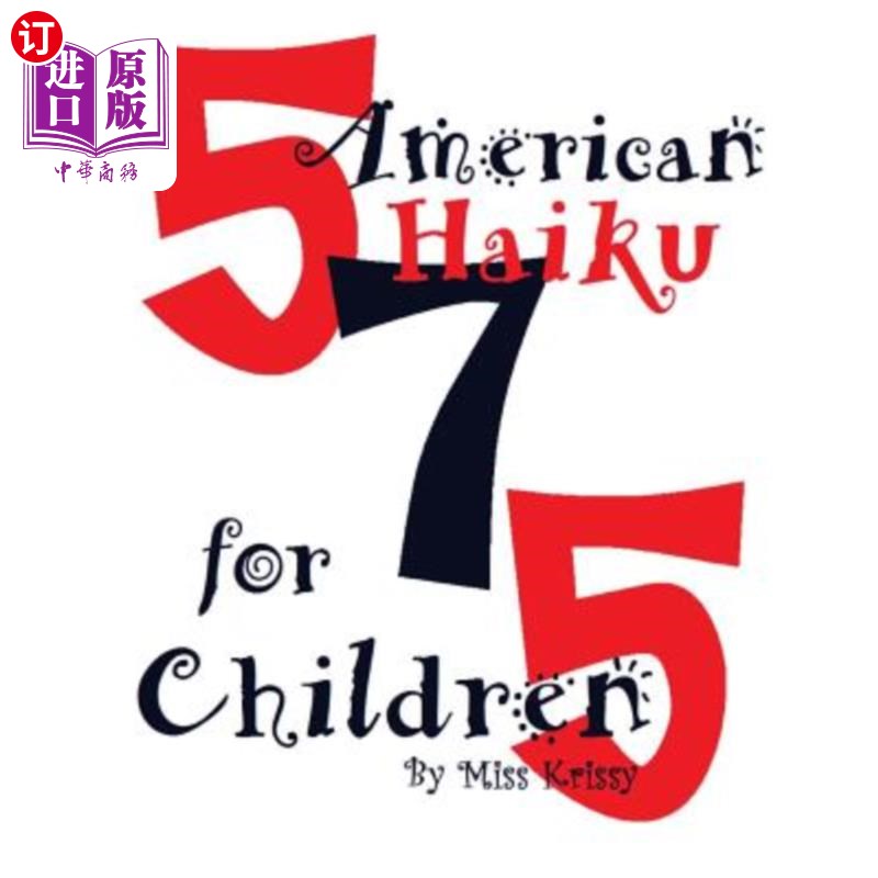 海外直订american haiku for children 美国儿童俳句
