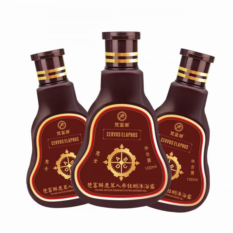 梵富琳鹿茸人参牡蛎淫羊藿精华露男士成人人品沐浴露沐浴乳 单瓶1 买3+2【五瓶巩固装】