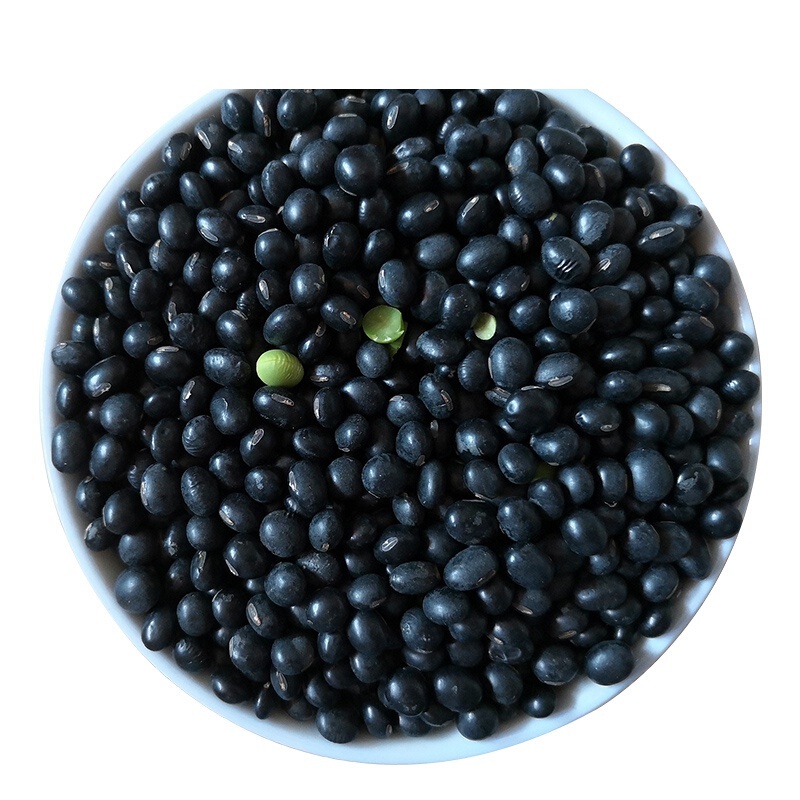 虎钢馋东北农家自产绿芯心小黑豆斤五谷杂粮黑黄豆豆浆青仁生黑小豆