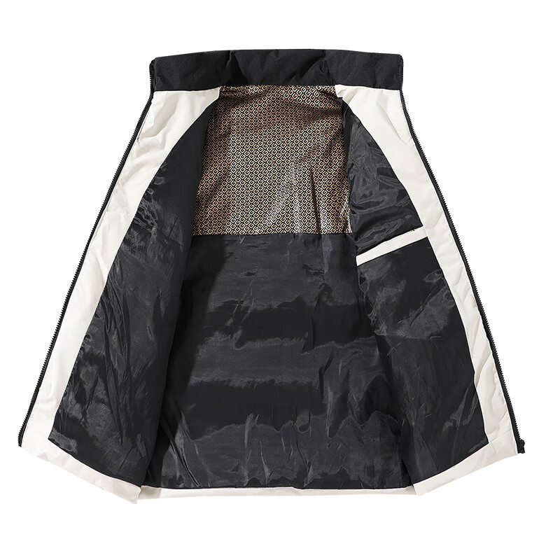 真维斯户外运动秋冬新款石墨烯棉衣男女情侣款面包服立领加厚棉服防风防水棉衣 黑色 3XL