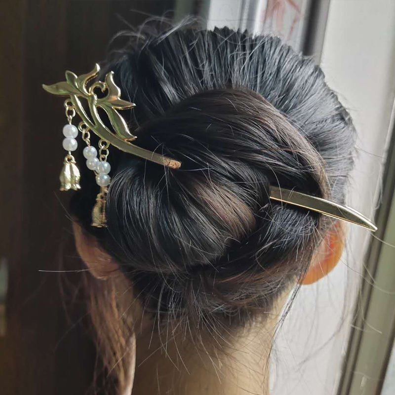 【提伯斯】古风发簪流苏步摇盘发超仙古代网红汉服装配饰头饰发饰品