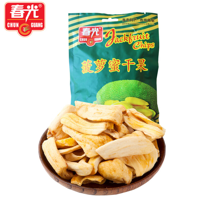 隽颜堂国际岛食品批海南特产春光菠萝蜜干100克新鲜水果干 原味