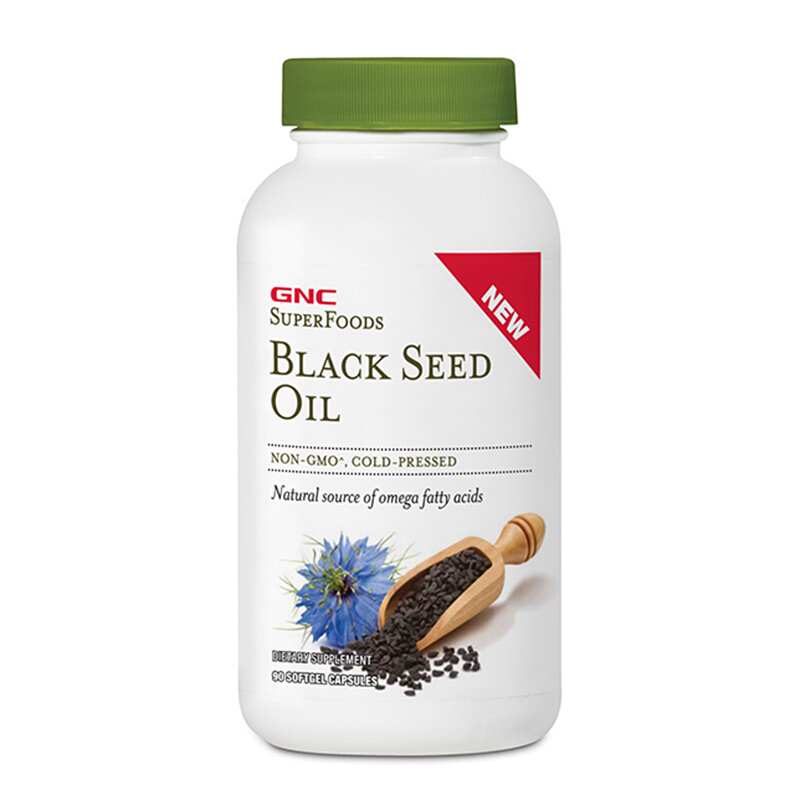 健安喜(gnc)美国进口 black seed oil黑籽油软胶囊 送妈妈 母亲节礼物