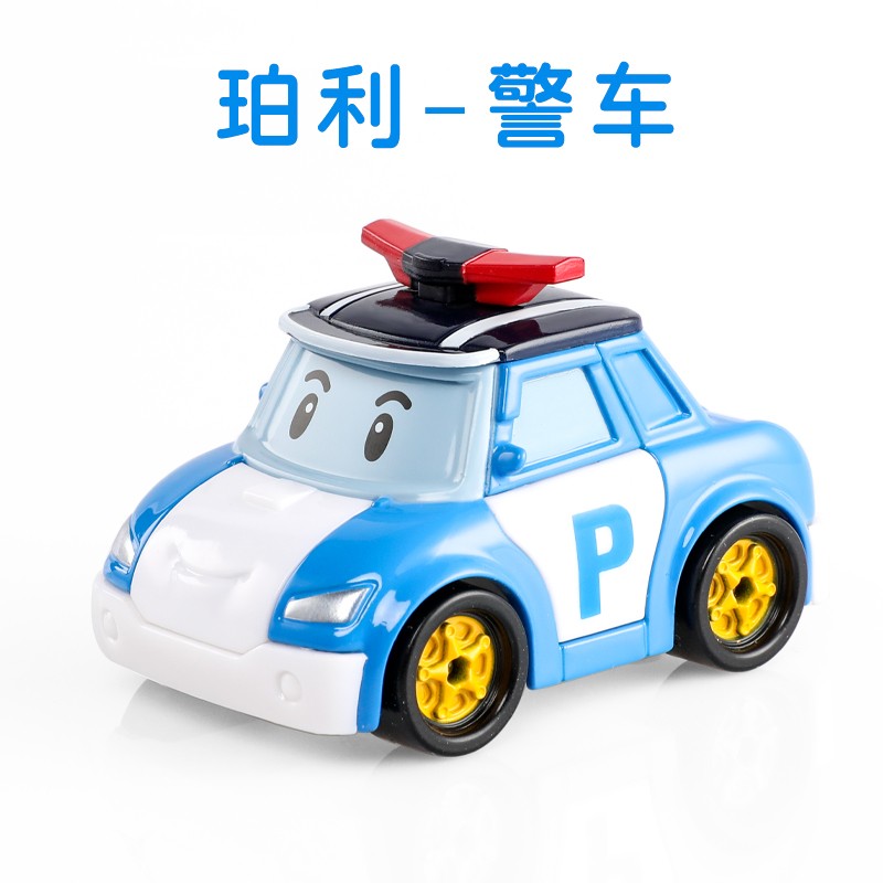 poli韩国珀利警车救援队波利合金汽车救护车直升机巴罗伊消防车儿童