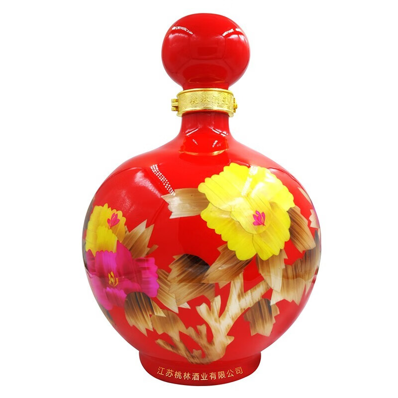 桃林江苏桃林纯粮酒 46度花开富贵苏酒特产桃林窖藏白酒 收藏艺术坛