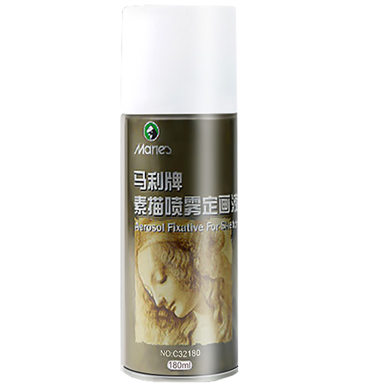 高爾樂(lè )（Kuelox） 素描噴霧定畫(huà)液水彩色粉固畫(huà)液彩鉛畫(huà)固畫(huà)劑素描固定液水粉畫(huà)定畫(huà)噴霧 馬利180ml定畫(huà)液