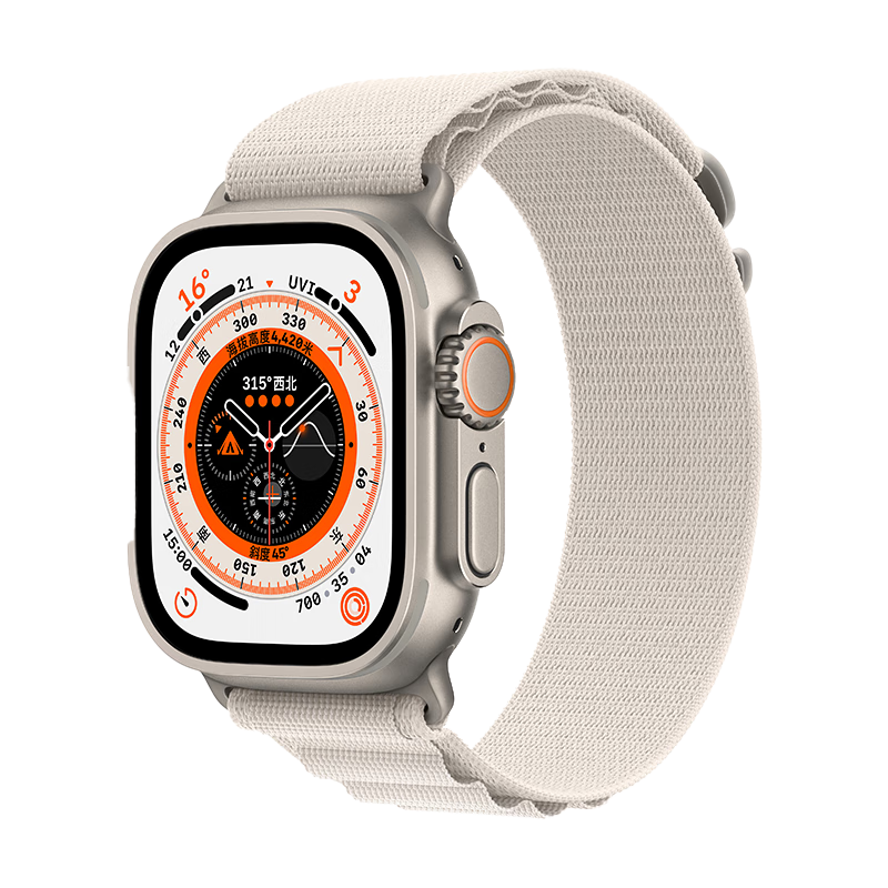 京喜APP、限地区：Apple 苹果 Watch Series 8 智能手表 45mm GPS版