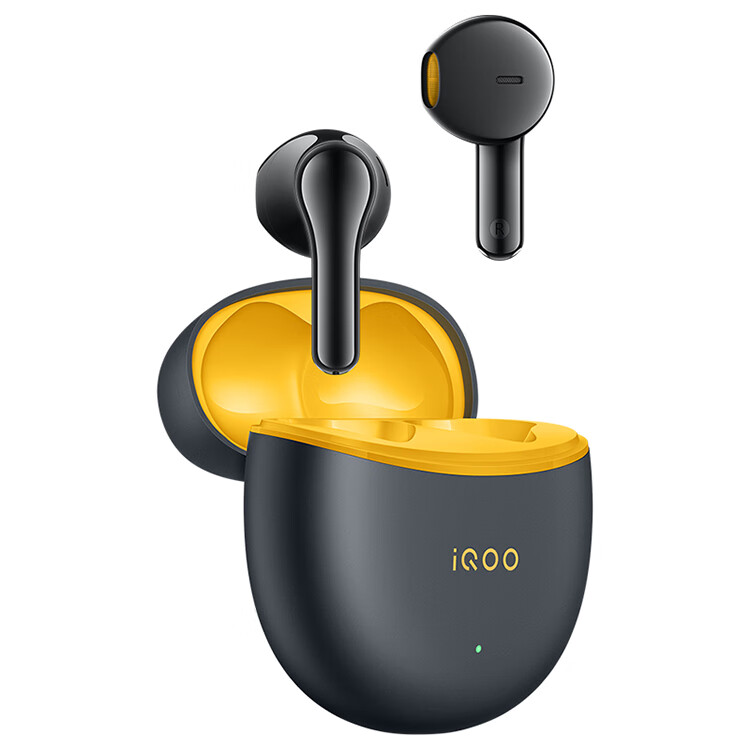 vivo iQOO TWS Air2 超低游戏延迟 沉浸电竞声效 无线蓝牙耳机 手机通用 极焰黄