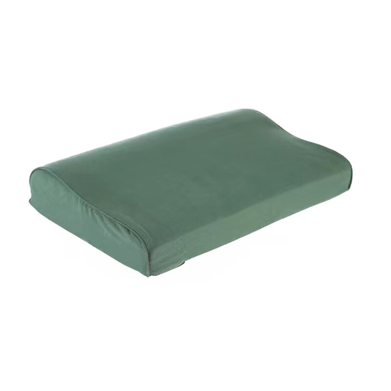 纤丽坊军枕硬质棉定型高低枕头04枕头陆空军绿训练枕头宿舍单人 4 涤